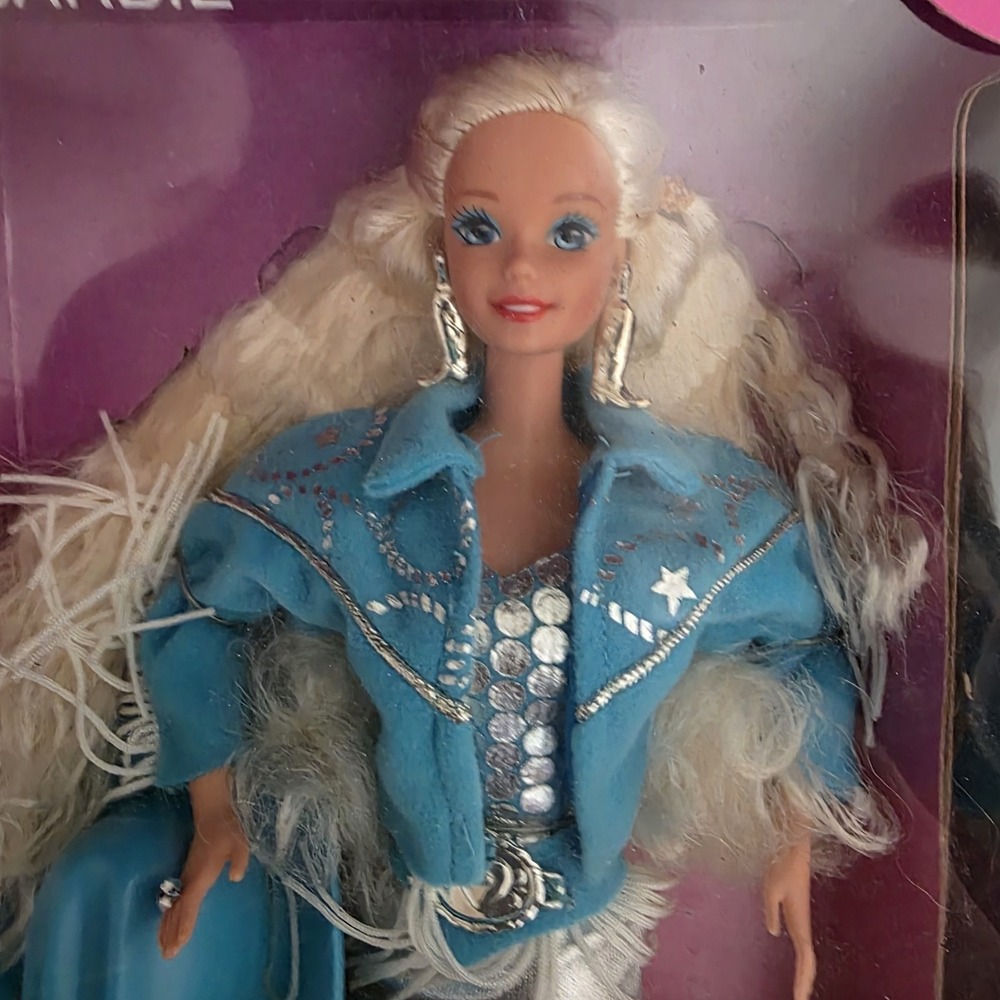 Barbie Western Stampin Doll 1993 Mattel #10293 NOS Sealed In Box